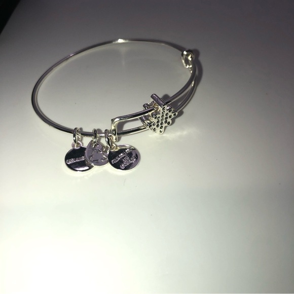 X2 Alex & Ani Bracelets Bronze & Silver Tone Adjustable / 2.1” Diameter - Picture 2 of 7